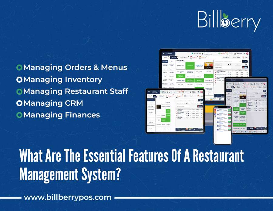 What are the essential features of restaurant management software